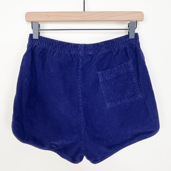 Vintage Corduroy American Apparel Hot Shorts Micro Mini Sexy Disco Booty 90s Y2K - Picture 4 of 5